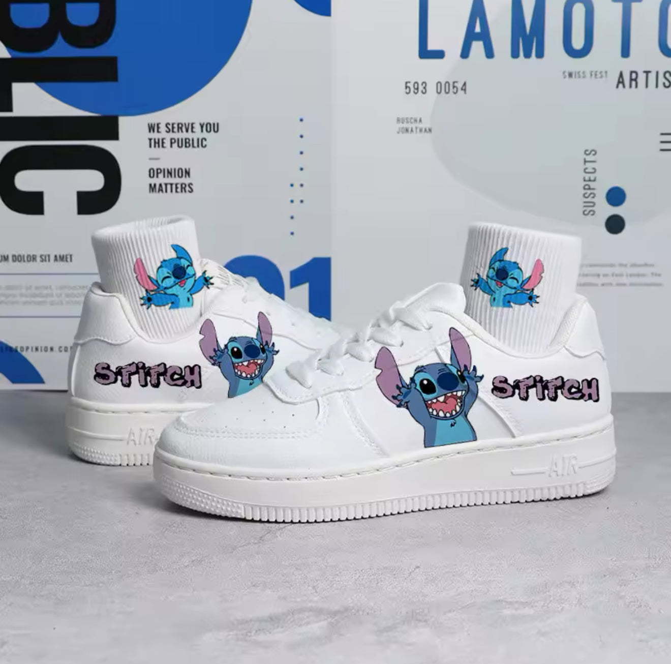 Disney Stitch & Angel Damen Sneaker