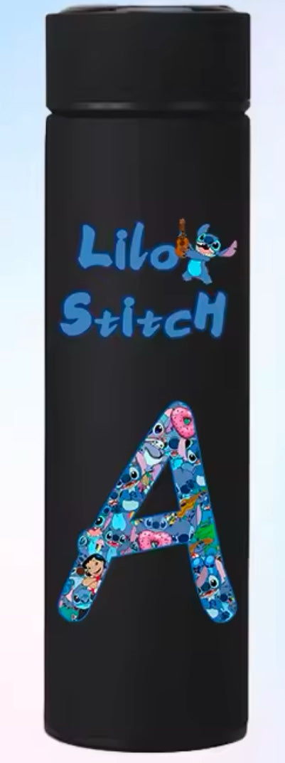 Personalisierbare Lilo & Stitch Thermosflasche A-Z