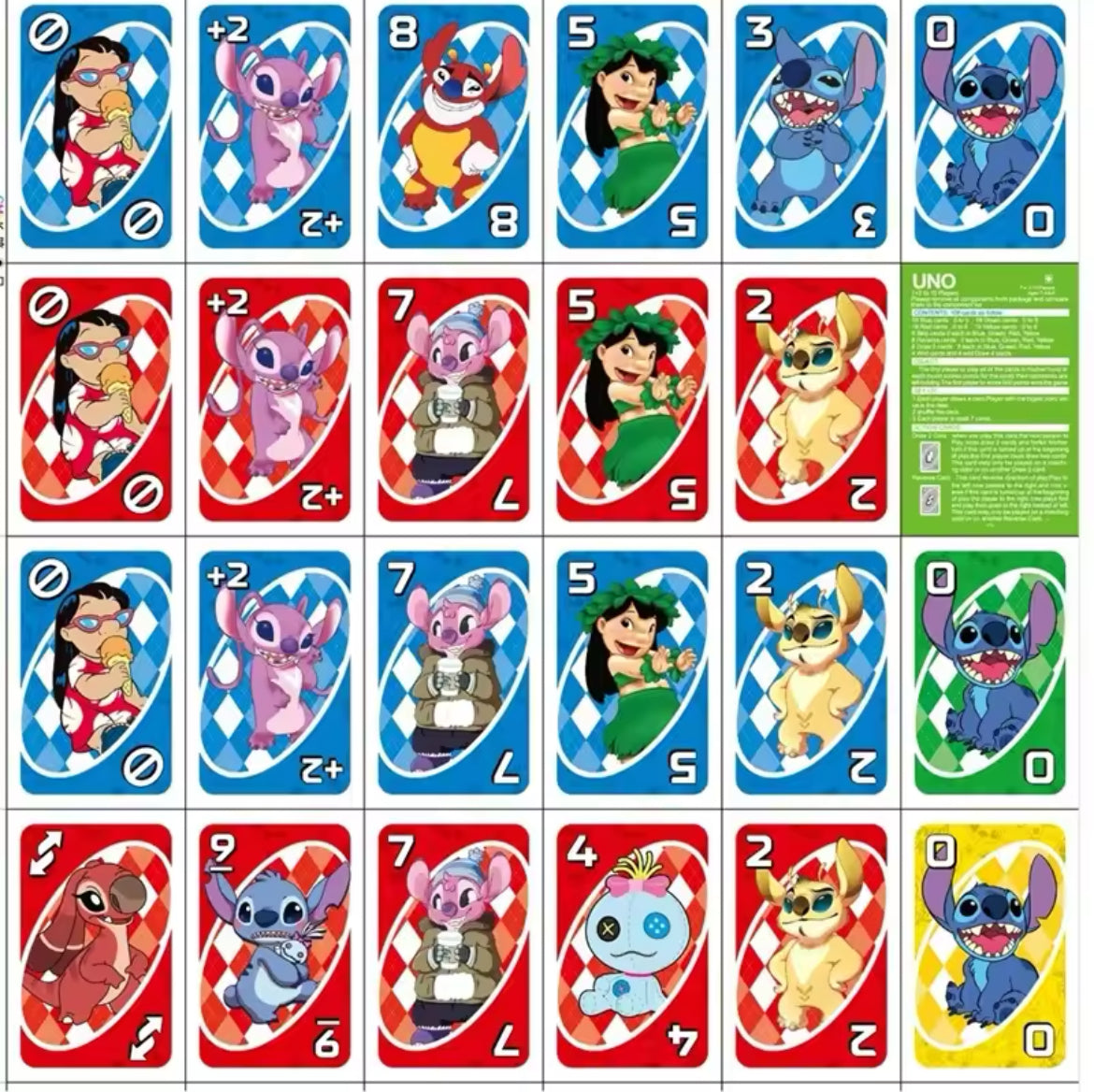Lilo & Stitch UNO Kartenspiel