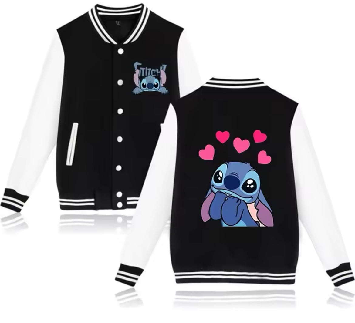 Stitch Hoodie (Baseball Jacke)
