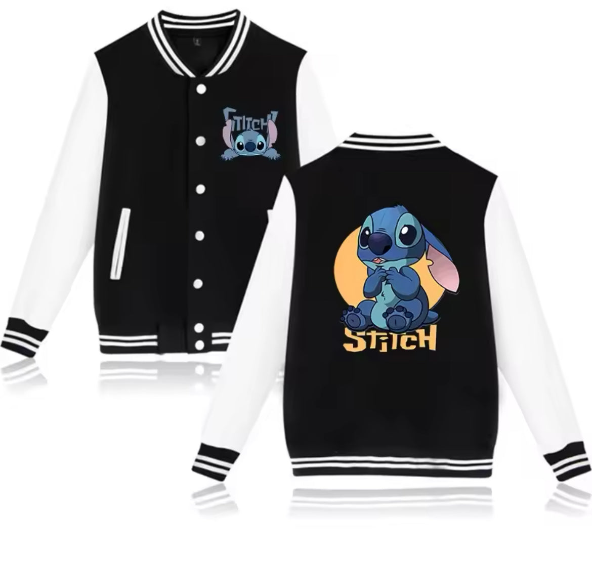 Stitch Hoodie (Baseball Jacke)