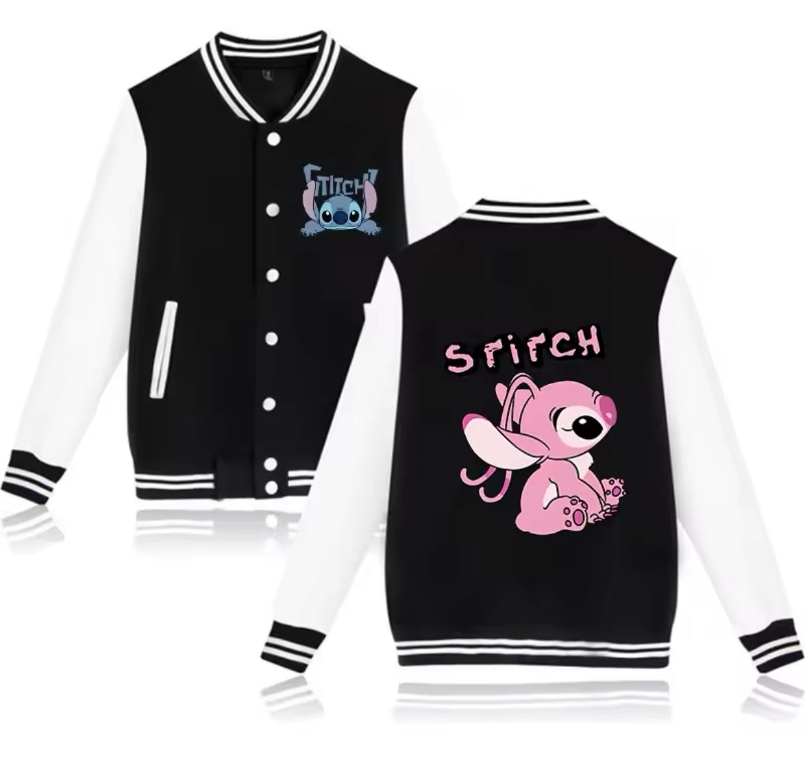 Stitch Hoodie (Baseball Jacke)