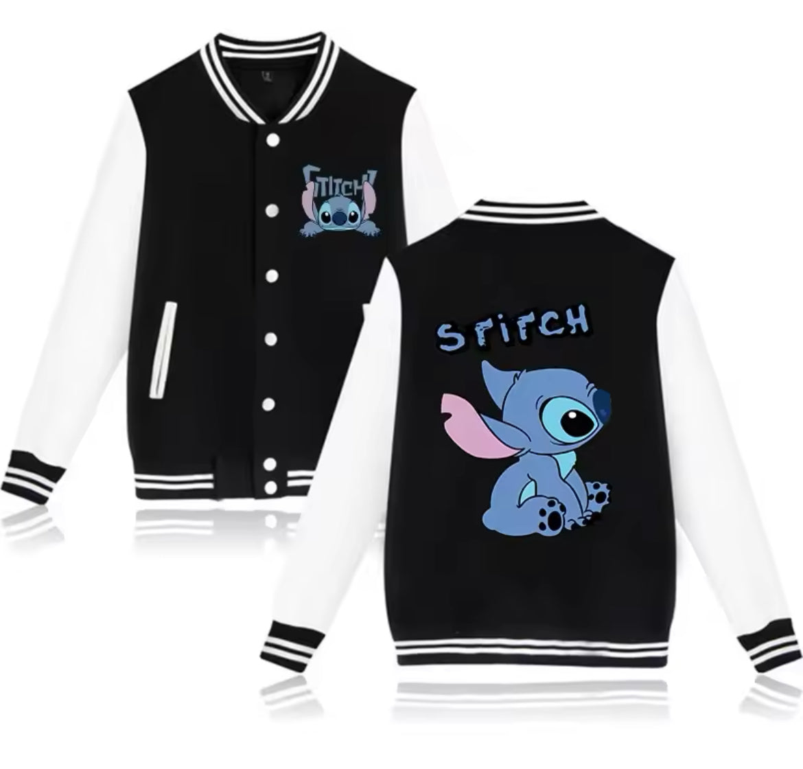 Stitch Hoodie (Baseball Jacke)