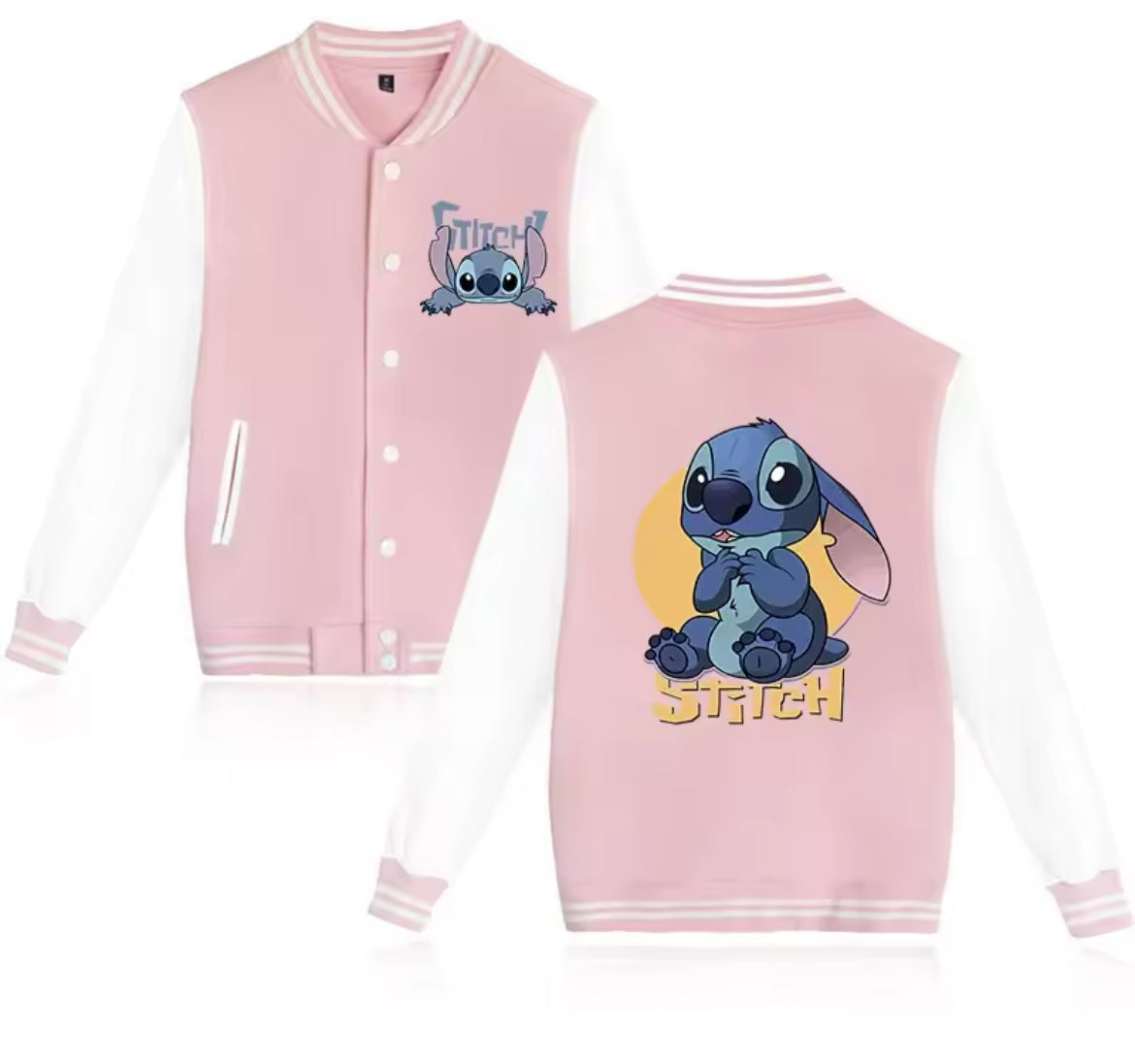 Stitch Hoodie (Baseball Jacke)