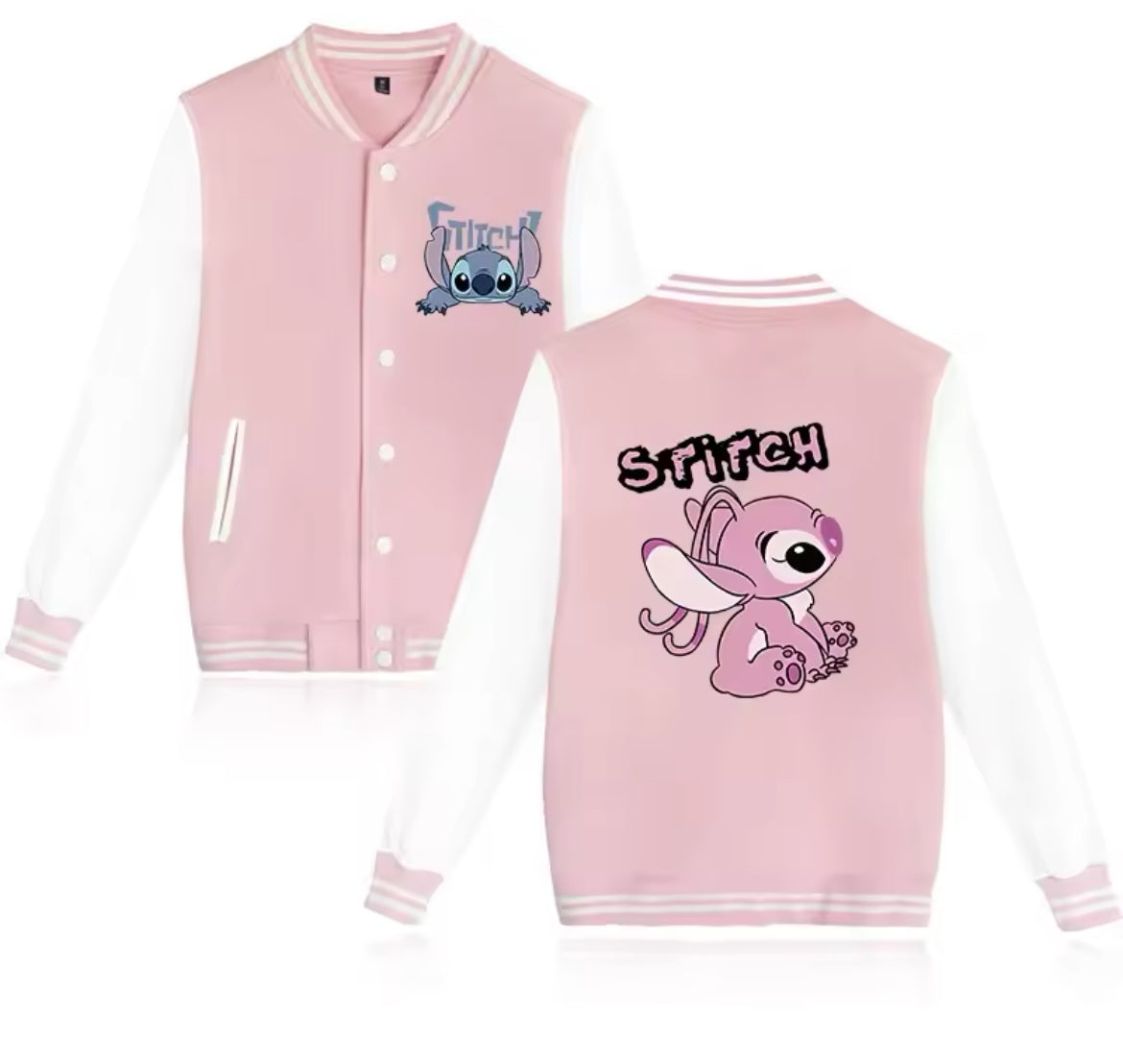 Stitch Hoodie (Baseball Jacke)