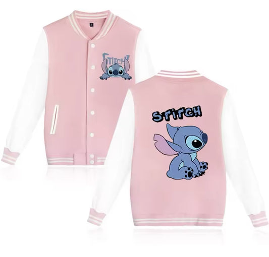 Stitch Hoodie (Baseball Jacke)
