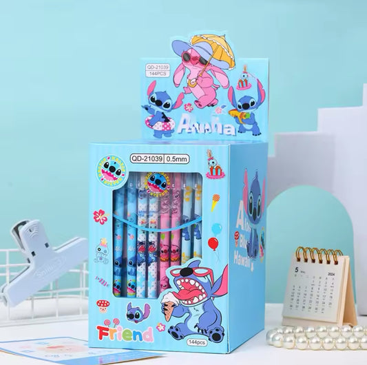 Lilo & Stitch Set aus 12 radierbaren Stiften