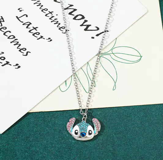 Stitch Strass-Halskette