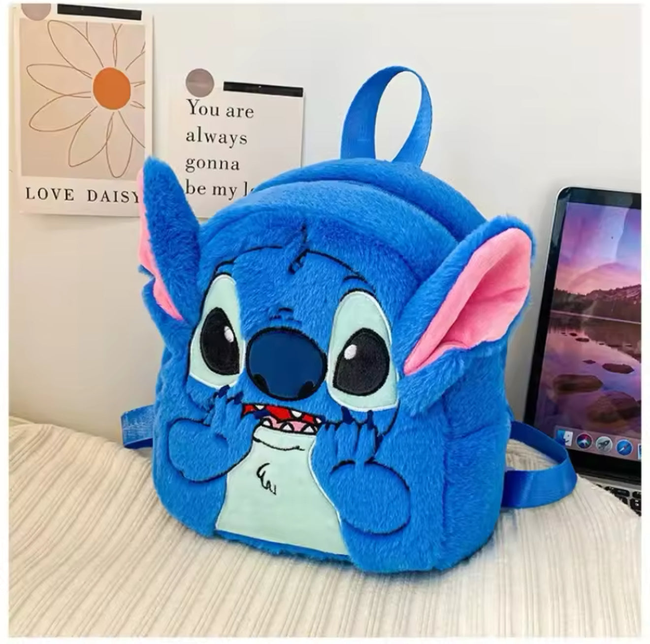 Disney Stitch Plüsch Rucksack