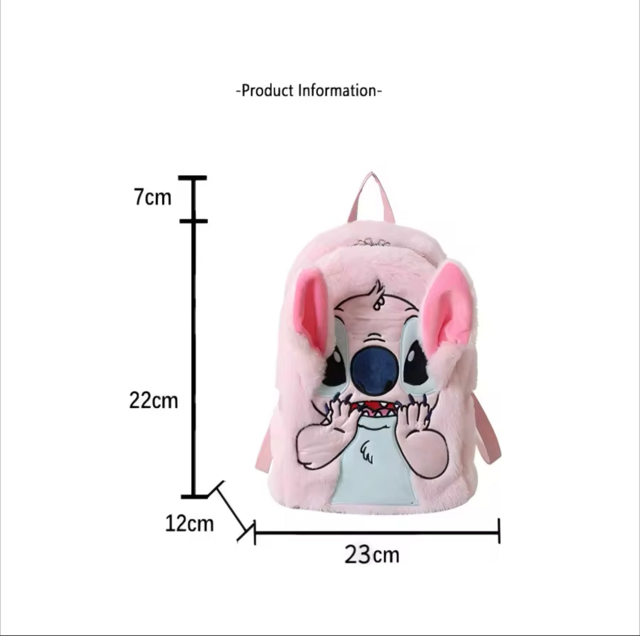 Disney Stitch Plüsch Rucksack