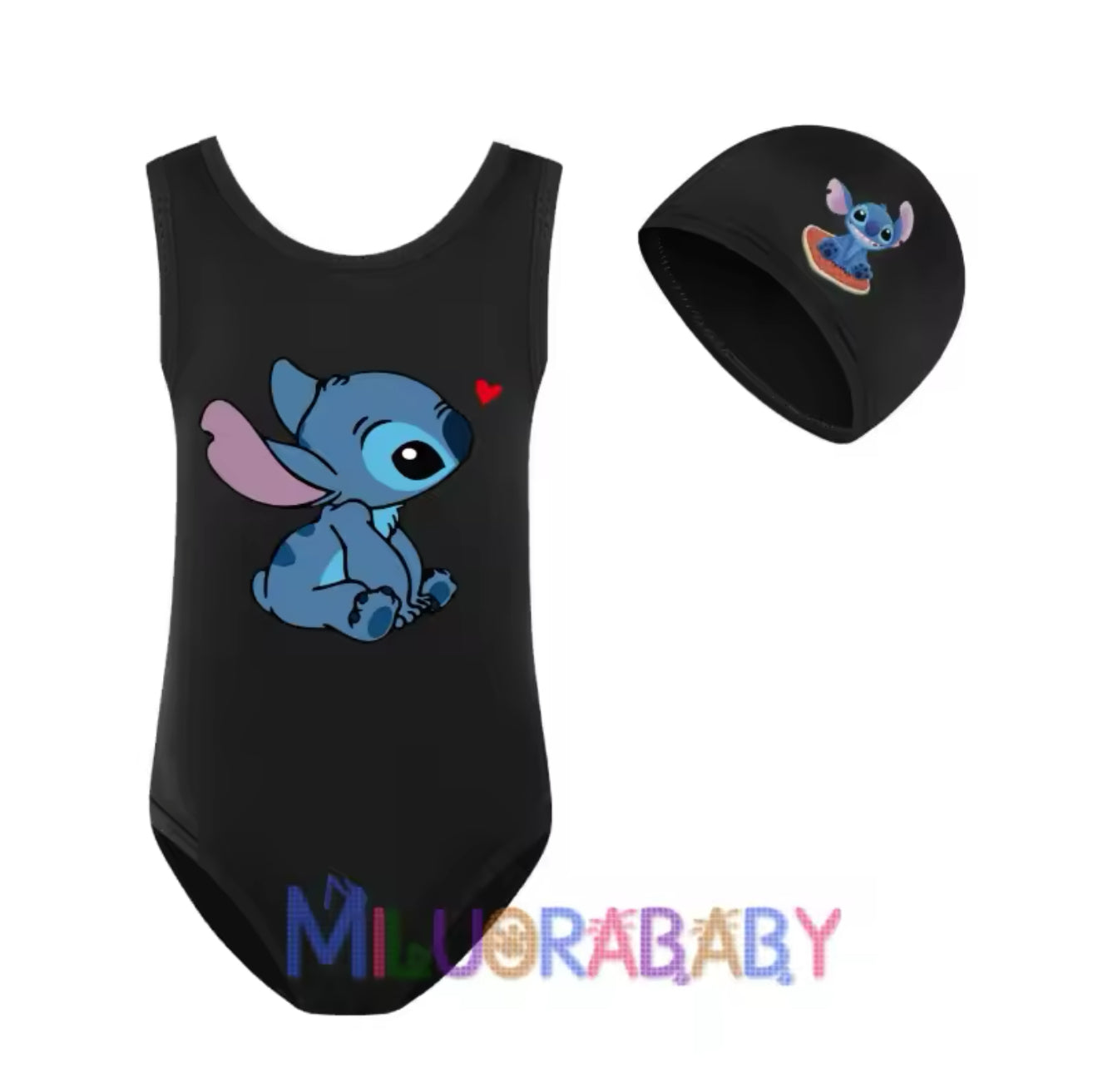 Stitch Mädchen Badeanzug