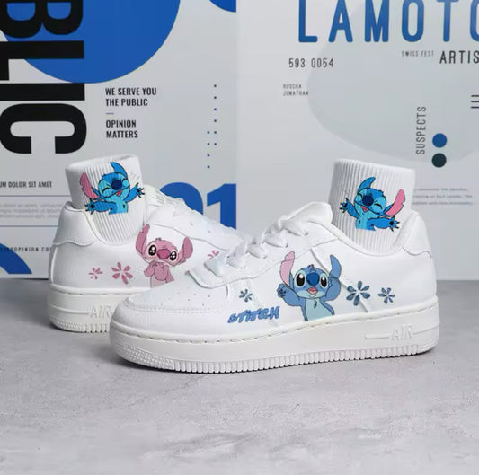 Disney Stitch &amp; Angel Damen Sneaker