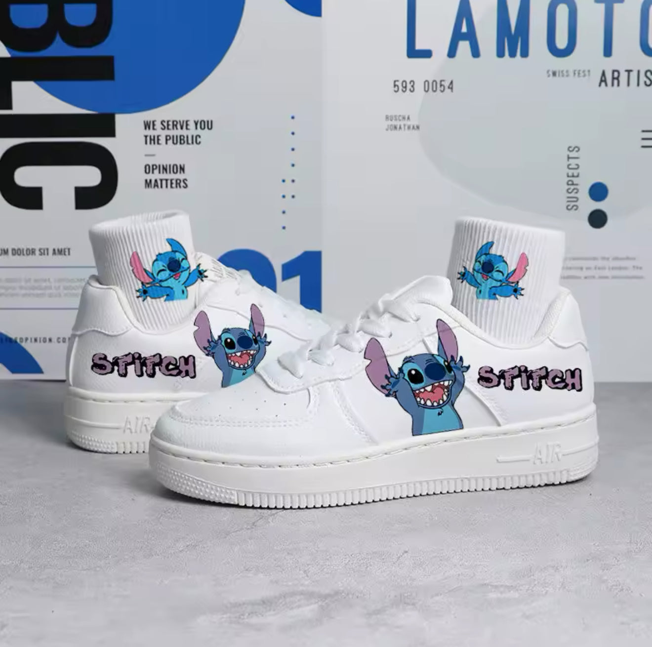 Disney Stitch &amp; Angel Damen Sneaker
