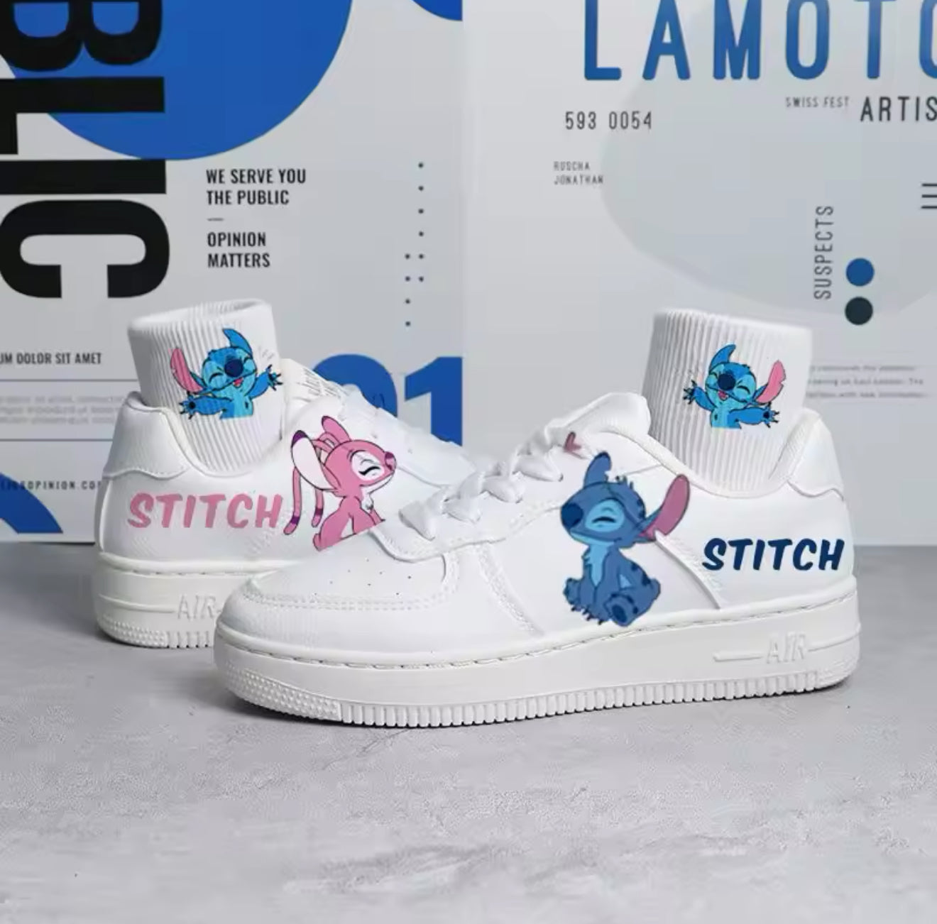Disney Stitch &amp; Angel Damen Sneaker