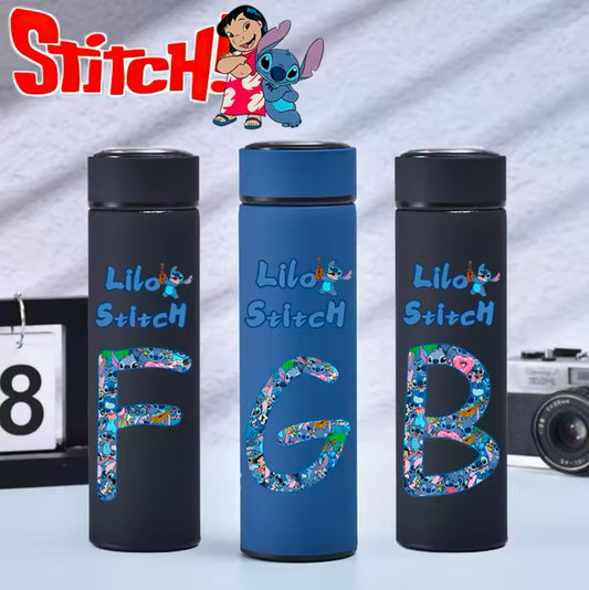 Personalisierbare Lilo & Stitch Thermosflasche A-Z